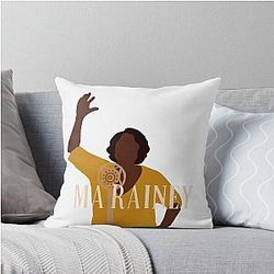 Ma Rainey's Black Bottom Throw Pillow