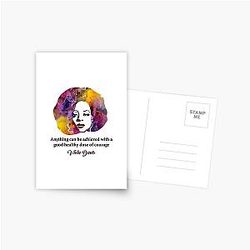 Viola Davis: Sophisticated Elegance in T-Shirt Designs Postcard