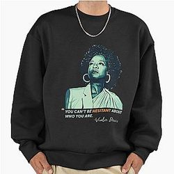 Viola Davis: Sophisticated Elegance in Premium T-Shirt Designs Oversized Sweatshirt