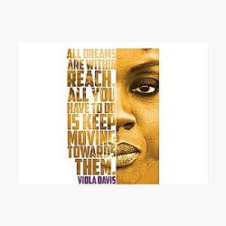 Viola Davis: Sophisticated Elegance in Premium T-Shirt Design Photographic Print