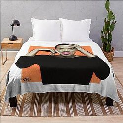 Viola Davis - An illustration by Paul Cemmick Throw Blanket
