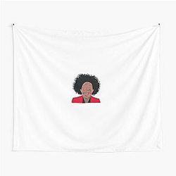 Viola Davis quote digital illustration Tapestry