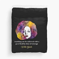 Viola Davis: Sophisticated Elegance in Premium T-Shirt Designs Duvet Cover 

 Cleaned up title: 
Viola Davis: Sophisticated Elegance in Premium T-Shirt Duvet Cover