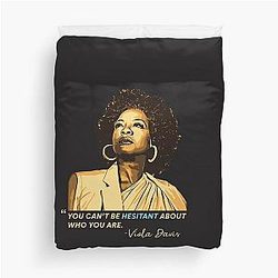 Viola Davis: Sophisticated Elegance in Premium T-Shirts Duvet Cover