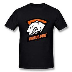 Men's CSGO Virtus Pro Team Logo Black T-Shirt