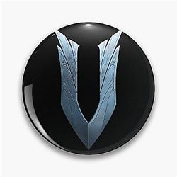 V Rising Custom Logo Design Pin