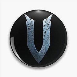 V Rising Logo Pin