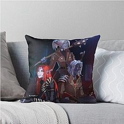 V Rising Game Artwork Throw Pillow