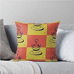 V Rising Design Castle Heart Throw Pillow
