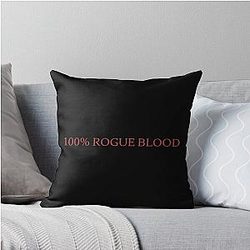 V Rising Throw Pillow - 100% Rogue Blood