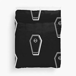 V Rising Design - Vampire Wooden Coffin Duvet Cover