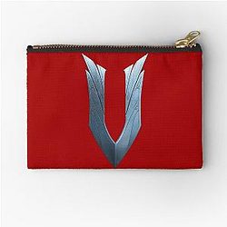 V Rising Custom Logo Design Zipper Pouch