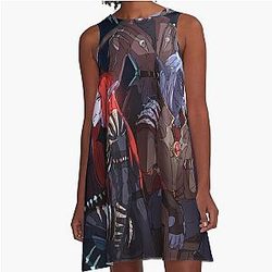 V Rising Game Artwork Dress
