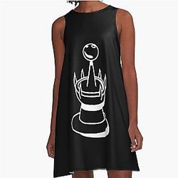 V Rising Design Castle A-Line Dress