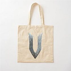 V Rising Logo Cotton Tote Bag