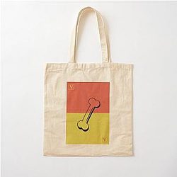 V Rising Design Cotton Bone Tote Bag
