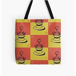 V Rising Design Castle Colorful All Over Print Tote Bag