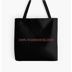 100 Percent Warrior Blood V Rising Tote Bag