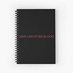 Creature Blood Spiral Notebook