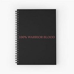 100 Percent Warrior Blood - V Rising Notebook