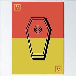 V Rising Design - Wooden colorful Poster