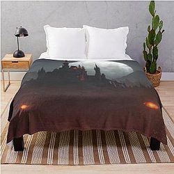 V Rising Game Throw Blanket