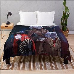 V Rising Game Artwork Throw Blanket