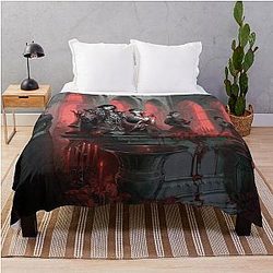 V Rising Official Game Artwork Throw Blanket