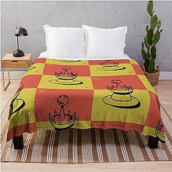 V Rising Design Castle Throw Blanket