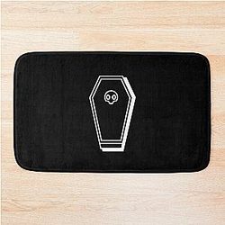 V Rising Design Wooden Vampire Coffin Bath Mat