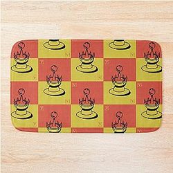 V Rising Design Castle heart colorful Bath Mat