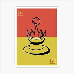V Rising Design Castle Sticker
