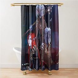 V Rising Game Artwork Shower Curtain