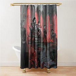 V Rising Game Artwork Shower Curtain