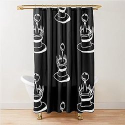 V Rising Design Castle Shower Curtain