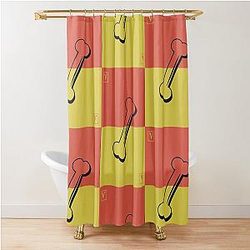 V Rising Design Bone Shower Curtain