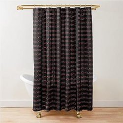 100 Percent ScholarBlood Shower Curtain