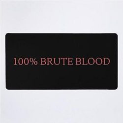 100 Percent Brute Blood Rising Desk Mat