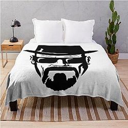 Walter White from Breaking Bad Throw Blanket