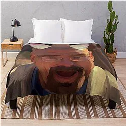 Catboy Walter White Painting Throw Blanket
