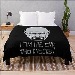 Walter White - I Am the One Who Knocks Throw Blanket