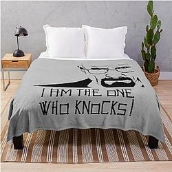Walter White - I Am The One Who Knocks Throw Blanket