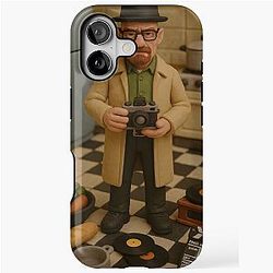 Walter White in the Kitchen iPhone Case