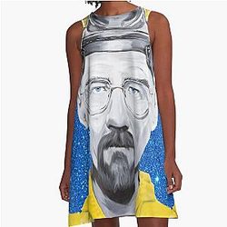 Walter White Breaking Bad Heisenberg A Line Dress