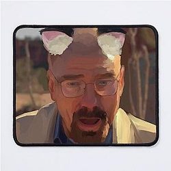 Catboy Walter White Painting Mouse Pad