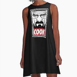 Walter White Breaking Bad Pop Art A-Line Dress