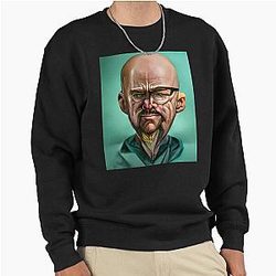 Breaking Bad Walter White aka Heisenberg Portrait 2 - AI generated art Pullover Sweatshirt
