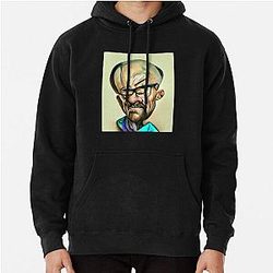 Breakin Bad Walter White aka Heisenberg portrait - AI generated art Pullover Hoodie