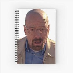 Shocked Walter White Spiral Notebook