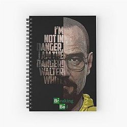 Walter White Breaking Bad Quote Spiral Notebook